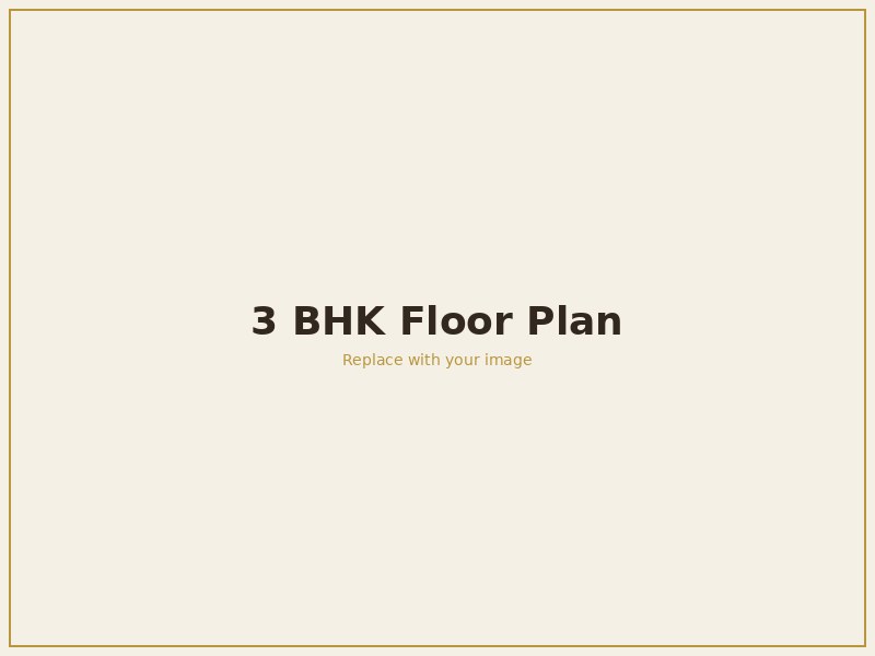 3 BHK Floor Plan