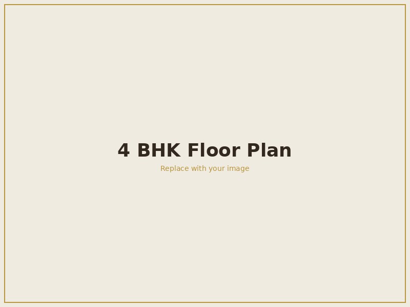 4 BHK Floor Plan